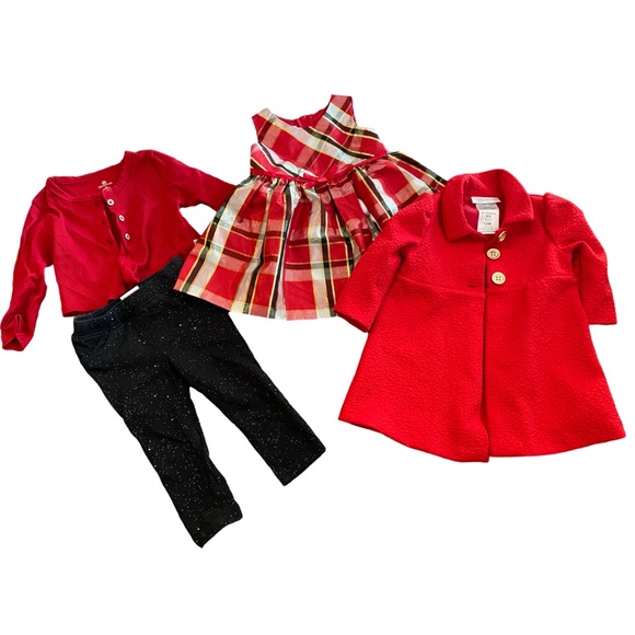 Other - Bundle of 4 girls dress clothes 12 Months
